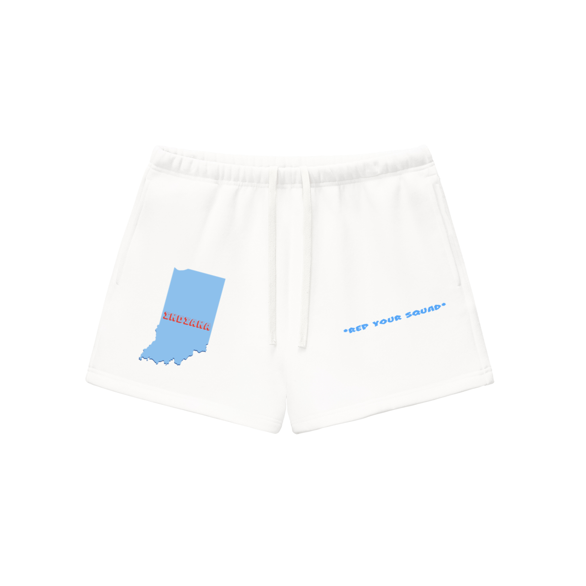 IndianaRepUrSquad-Essential Fleece Drawstring Sweatshorts