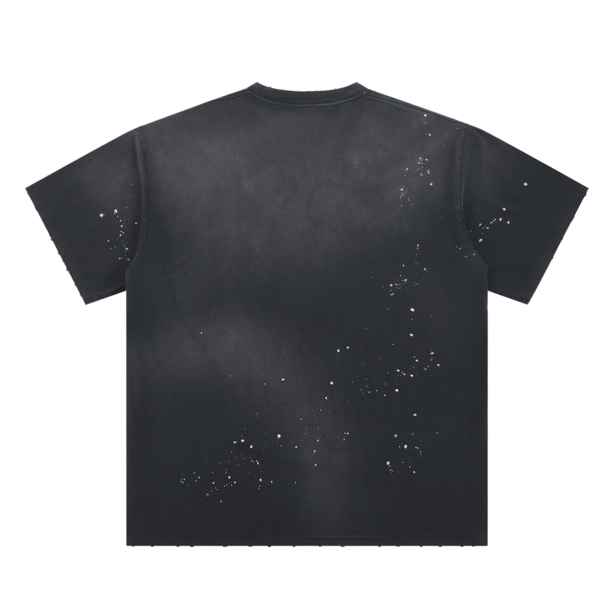 ReppinWestVirginia-Hand-Frayed Sunfade Paint Splatter T-Shirt