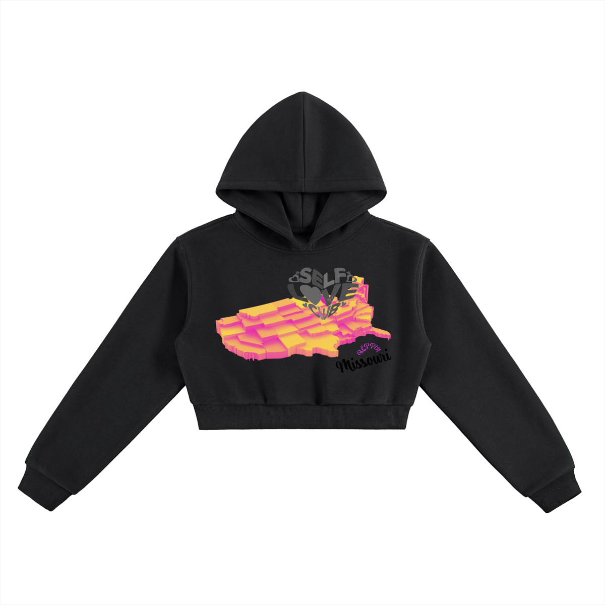 SelfLoveMissouri-Essential Cropped Hoodie