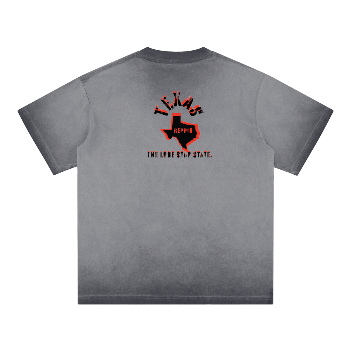 TexasBanditReppin-Reverse Dyed Loose Cotton T-Shirt