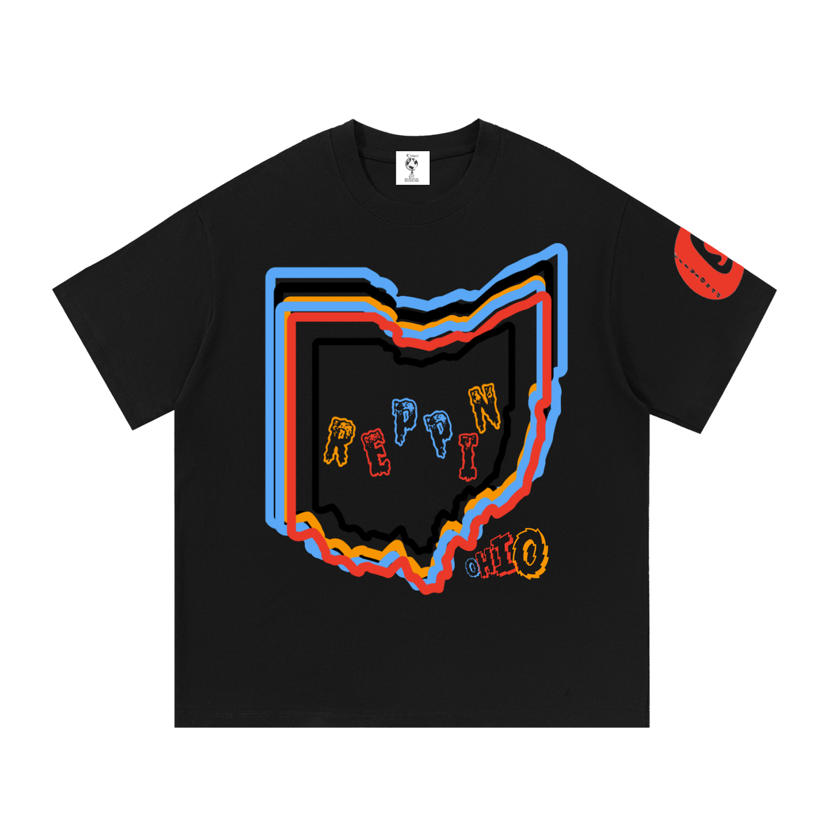 MultiColorsOhioReppin-Essential Cotton T-Shirt