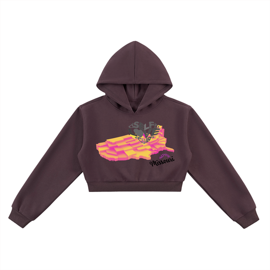 SelfLoveMissouri-Essential Cropped Hoodie