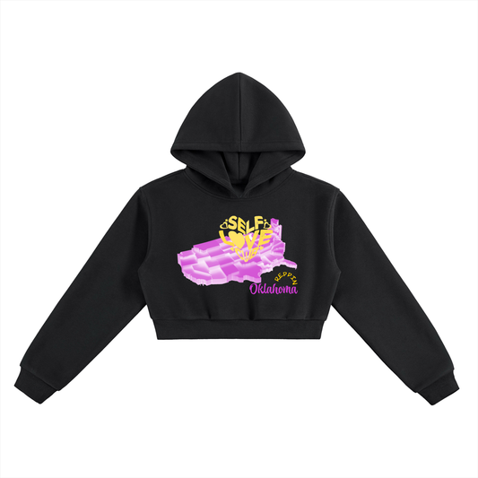 SelfLoveOklahoma-Essential Cropped Hoodie