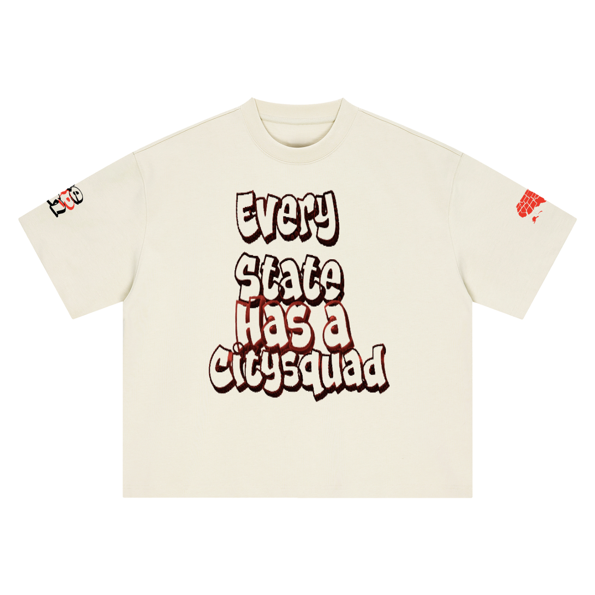 EveryStateHasACitysquad-Boxy Oversized T-Shirt