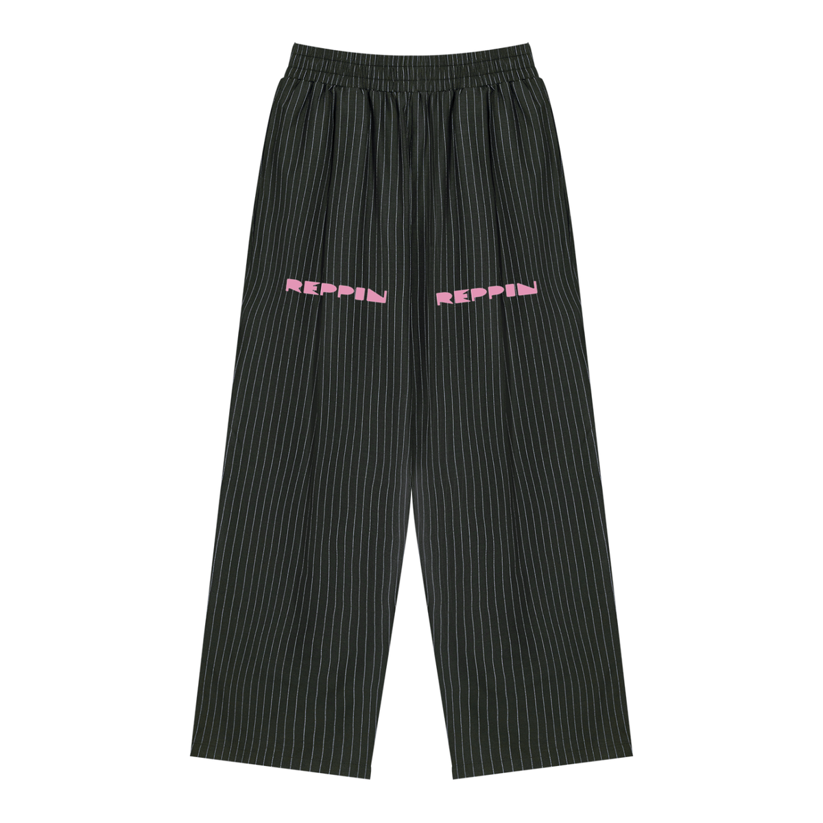 ReppinSeattleQueen-UnisexStriped Pleated Pants