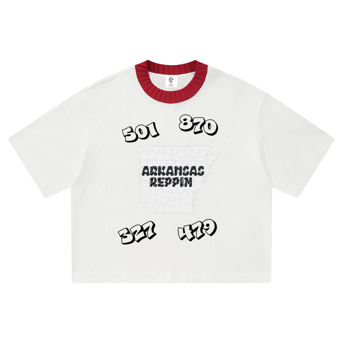 ArkansasAreaCodes-Unisex Heavyweight Boxy T-Shirt