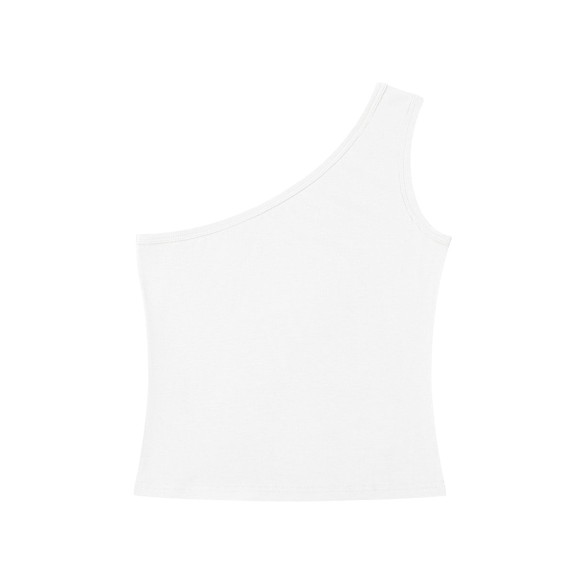 "QueenEverywhere"-Women's One-Shoulder Crop T-Shirt