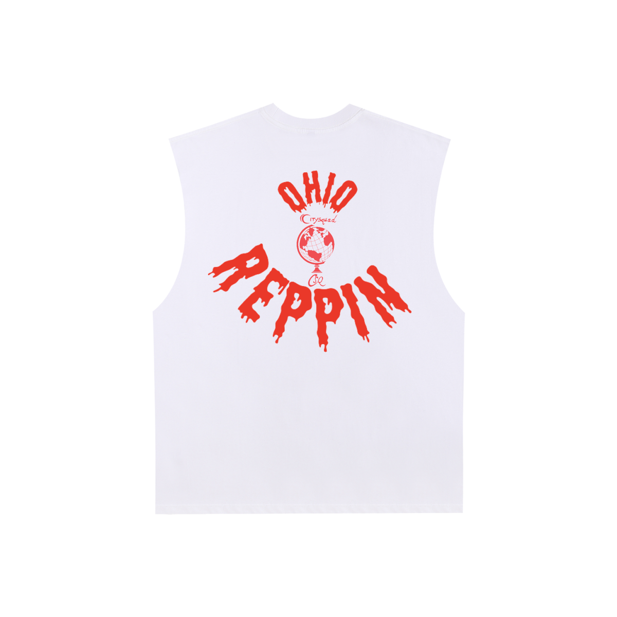 OhioCitiesPic-Raw Edge Cotton Tank Top