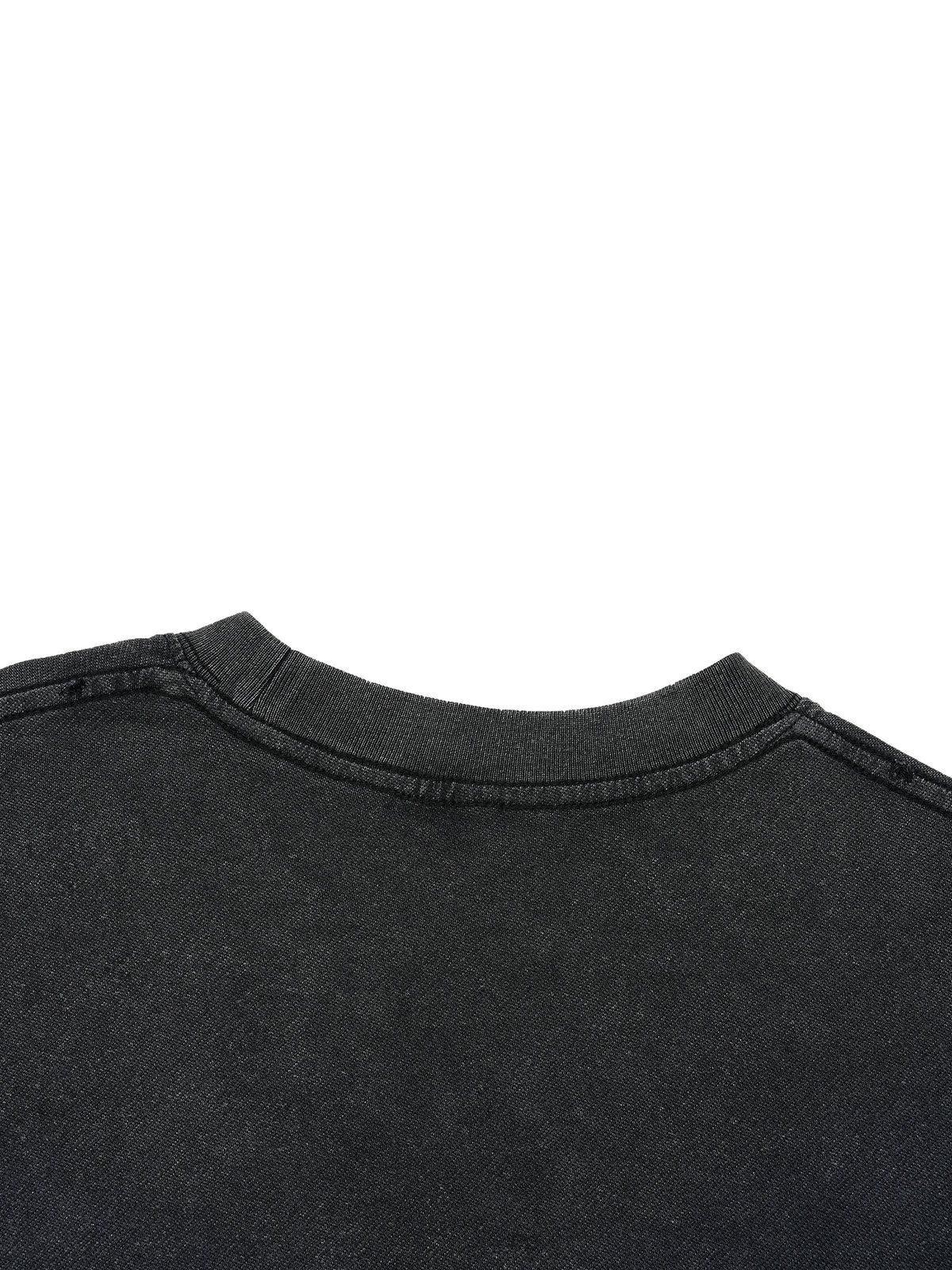 "Citysquad Reppin Everywhere" Vintage Wash Boxy Distressed Hem T-Shirt