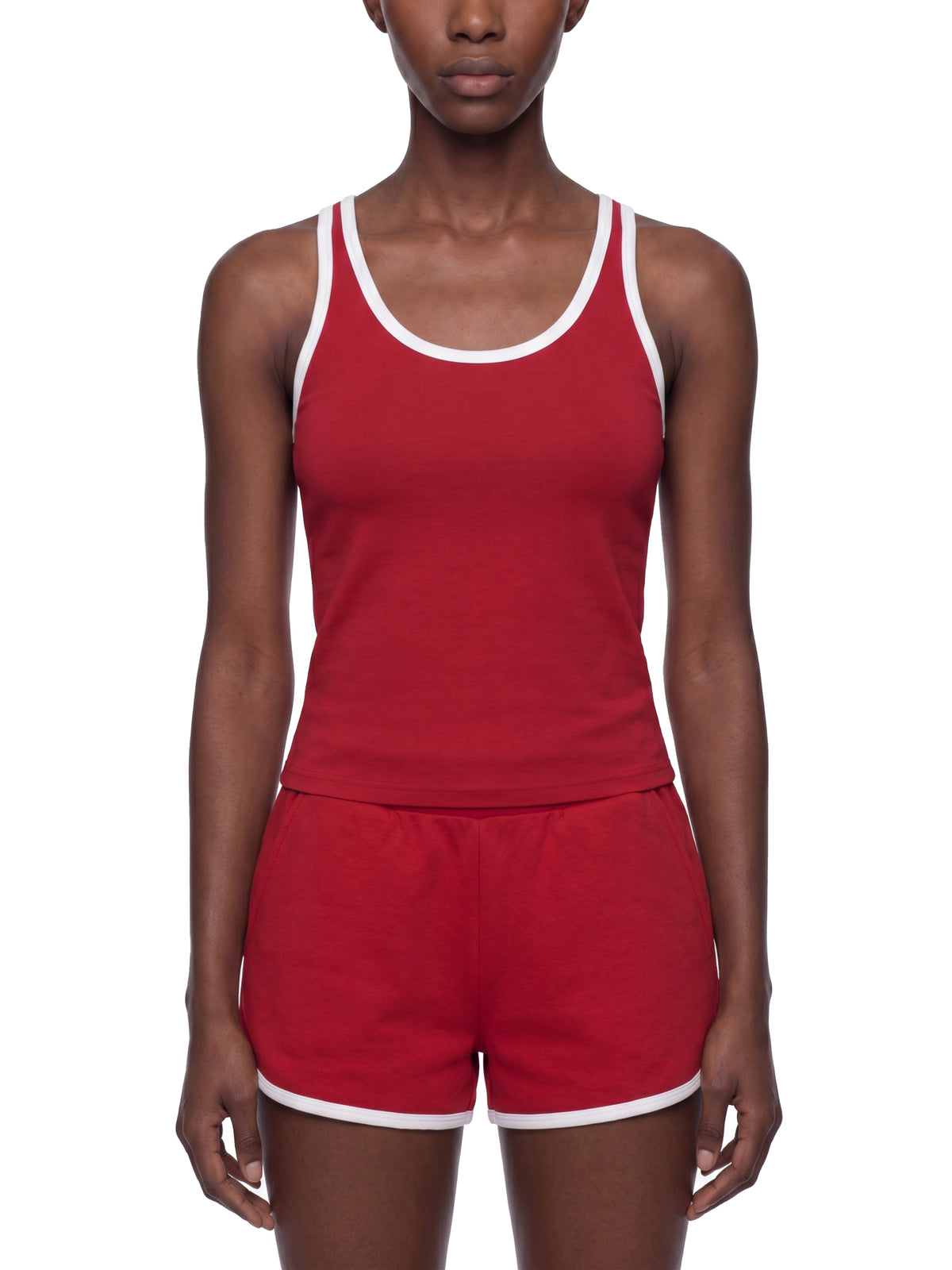 TennesseeAlphaQueen-Women's Color Block Cropped Tank Top